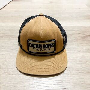 Cactus Ropes Hooey Hat Men’s Tan And Black SnapBack
